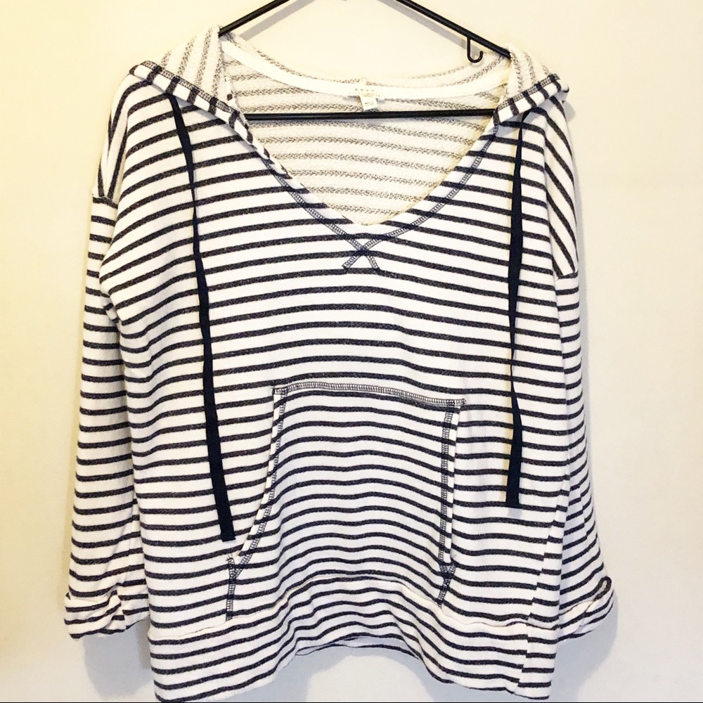 100% cotton Soft Joie hooded sweatshirt